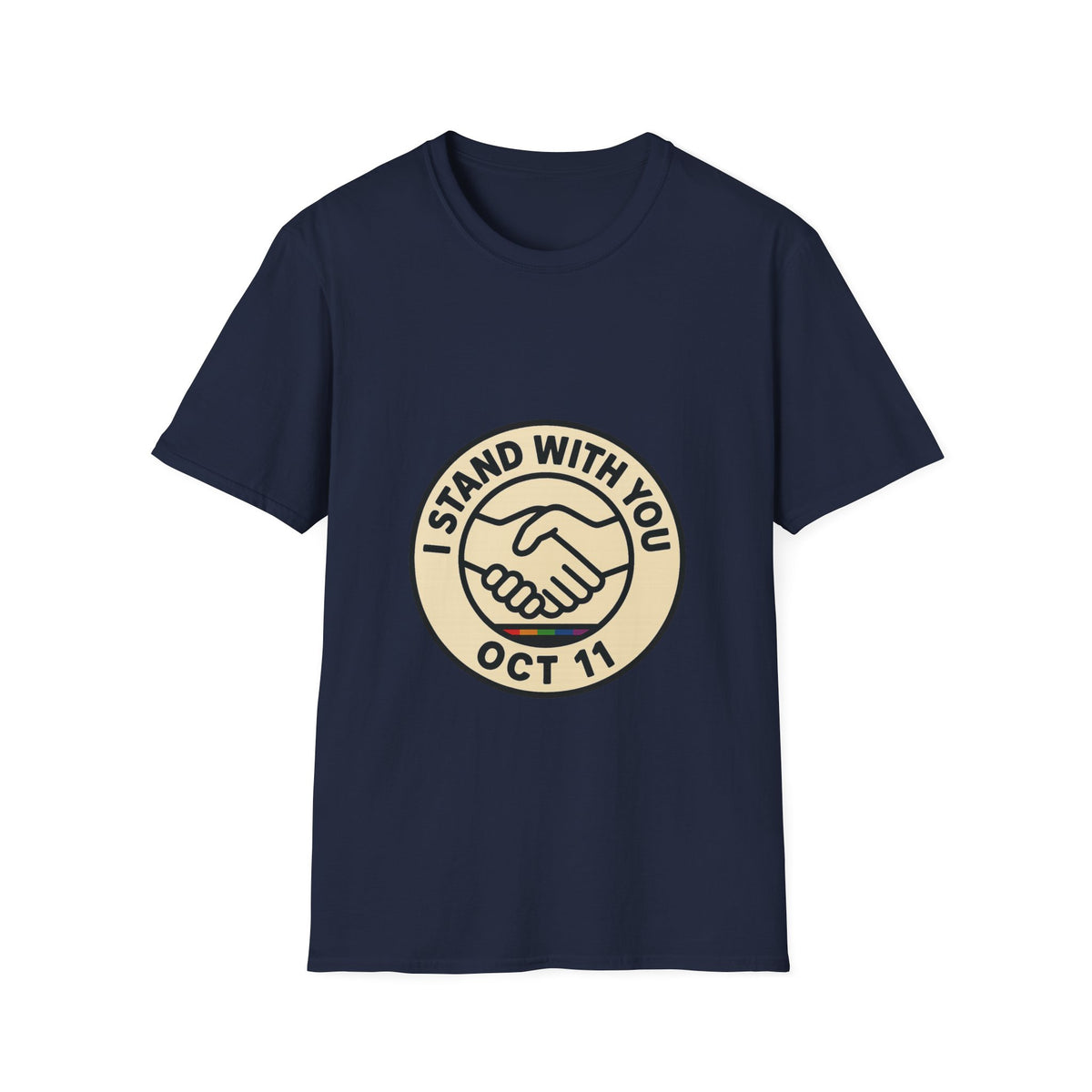 I Stand With You Oct 11 T‑Shirt — Solidarity Handshake Tee - Trending Now - October 2026