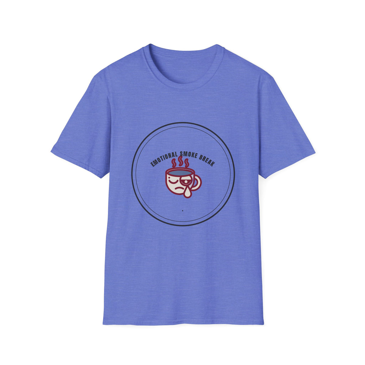 T-Shirt — "Emotional Smoke Break" Coffee Cup Graphic Tee - Trending Now - September 2026