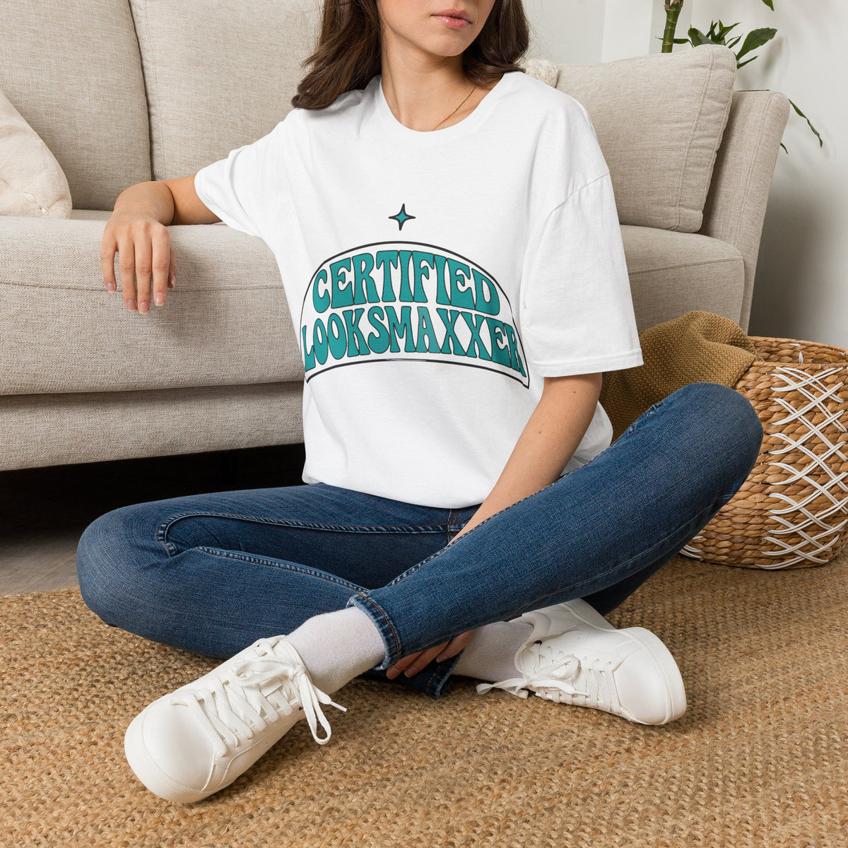Certified Looksmaxxer T-Shirt — Trendy Self-Confidence Graphic Tee - Trending Now - August 2026
