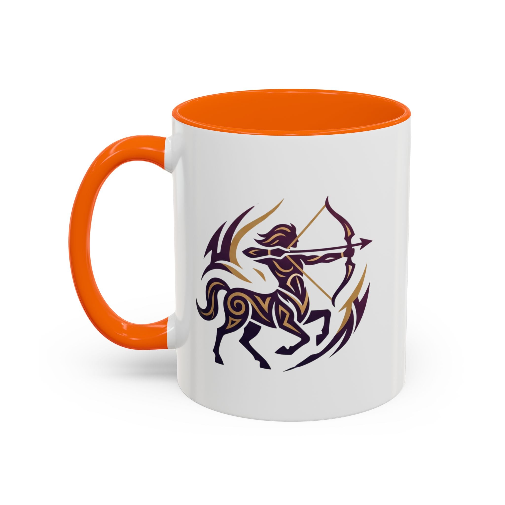 Sagittarius Zodiac Coffee Mug — Archer Centaur Astrology Accent Mug