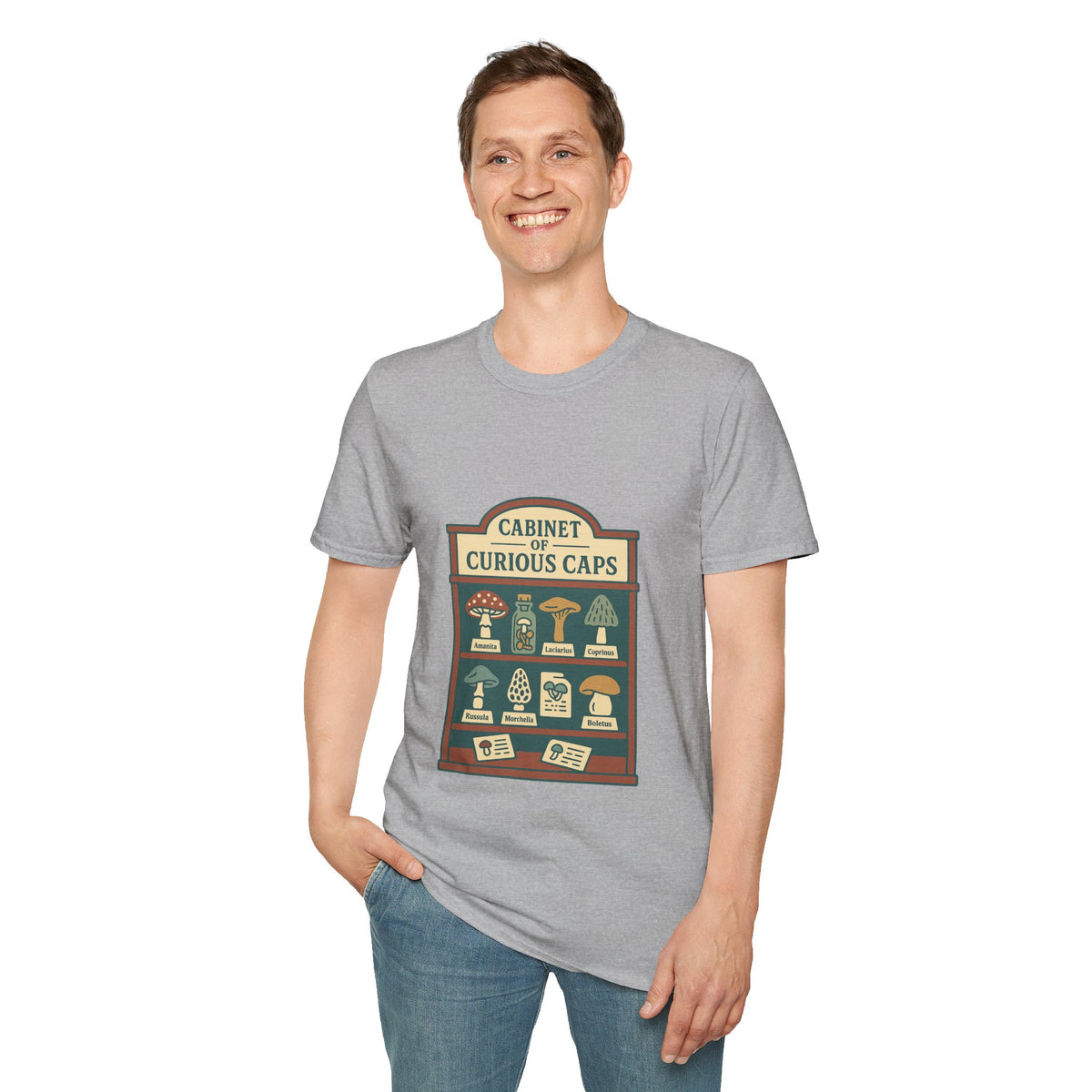 T-Shirt — Cabinet of Curious Caps Vintage Apothecary Graphic Tee - Trending Now - October 2026