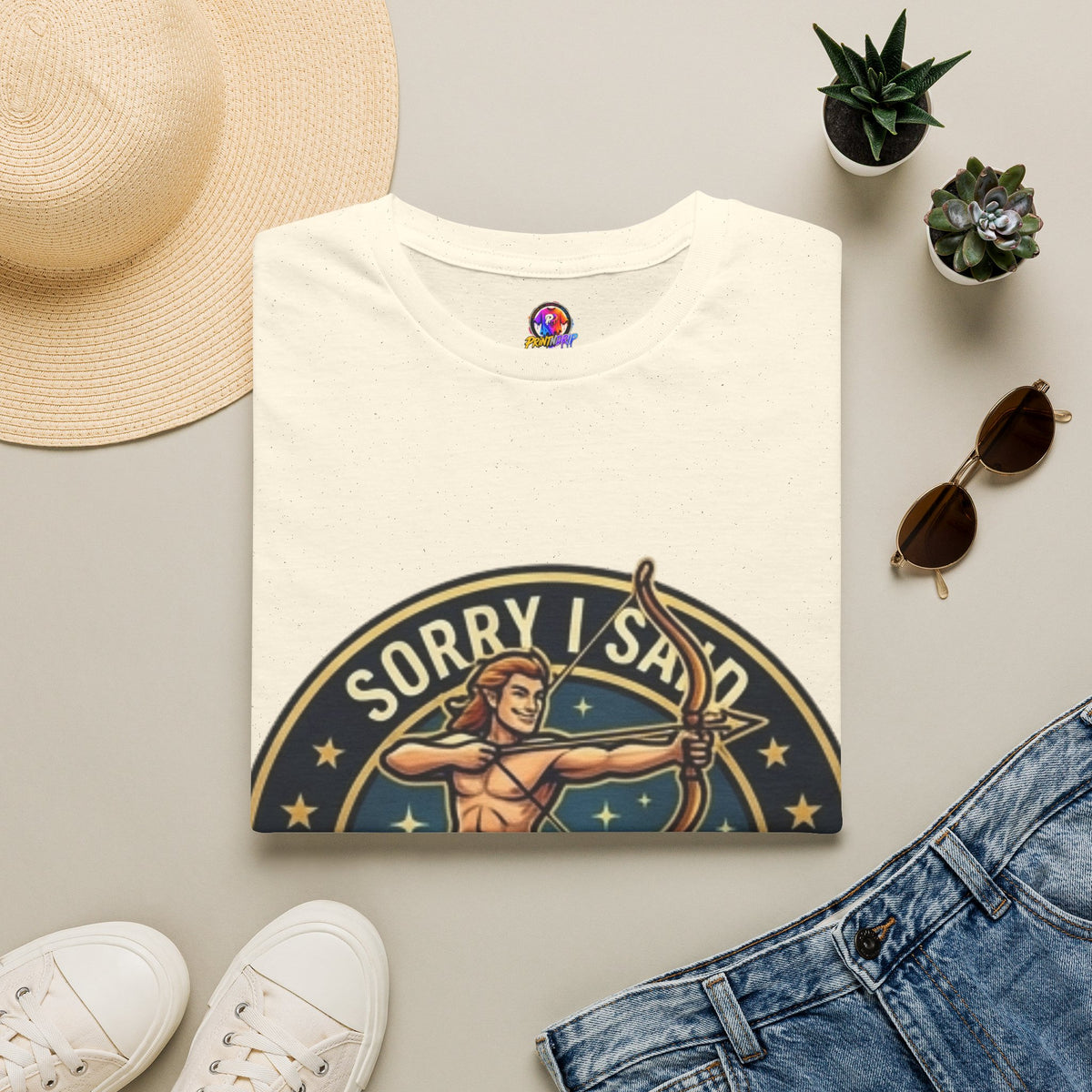 Sagittarius T-Shirt "Sorry I Said What Everyone Else Was Thinking" – Zodiac Archer Graphic Tee