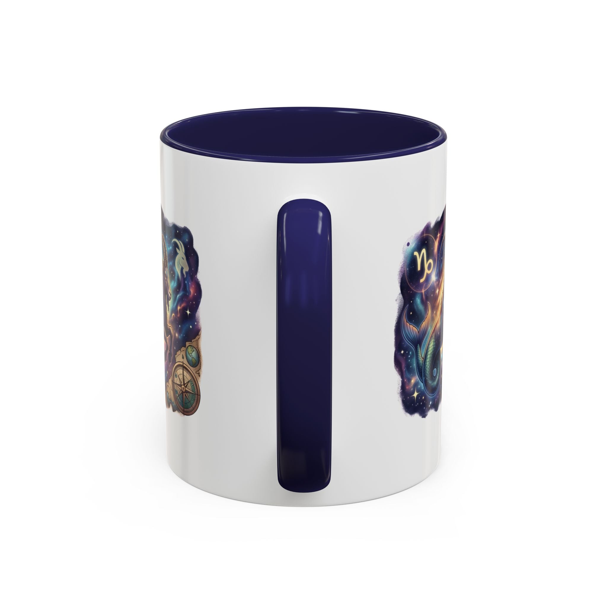 Capricorn Zodiac Coffee Mug — Celestial Goat Astrology Accent Mug