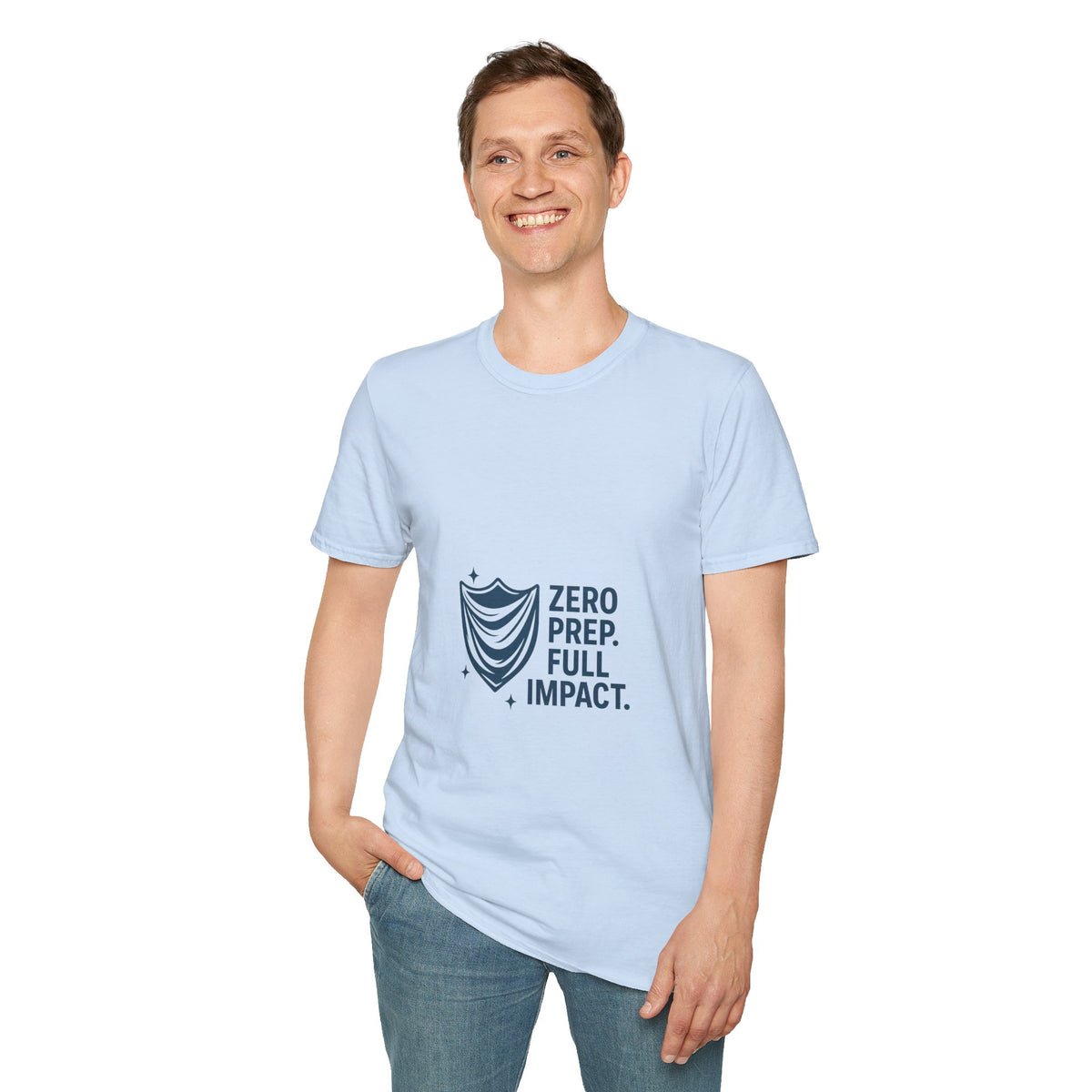 Zero Prep Full Impact Motivational Workout Graphic Tee - Trending Now - October 2026