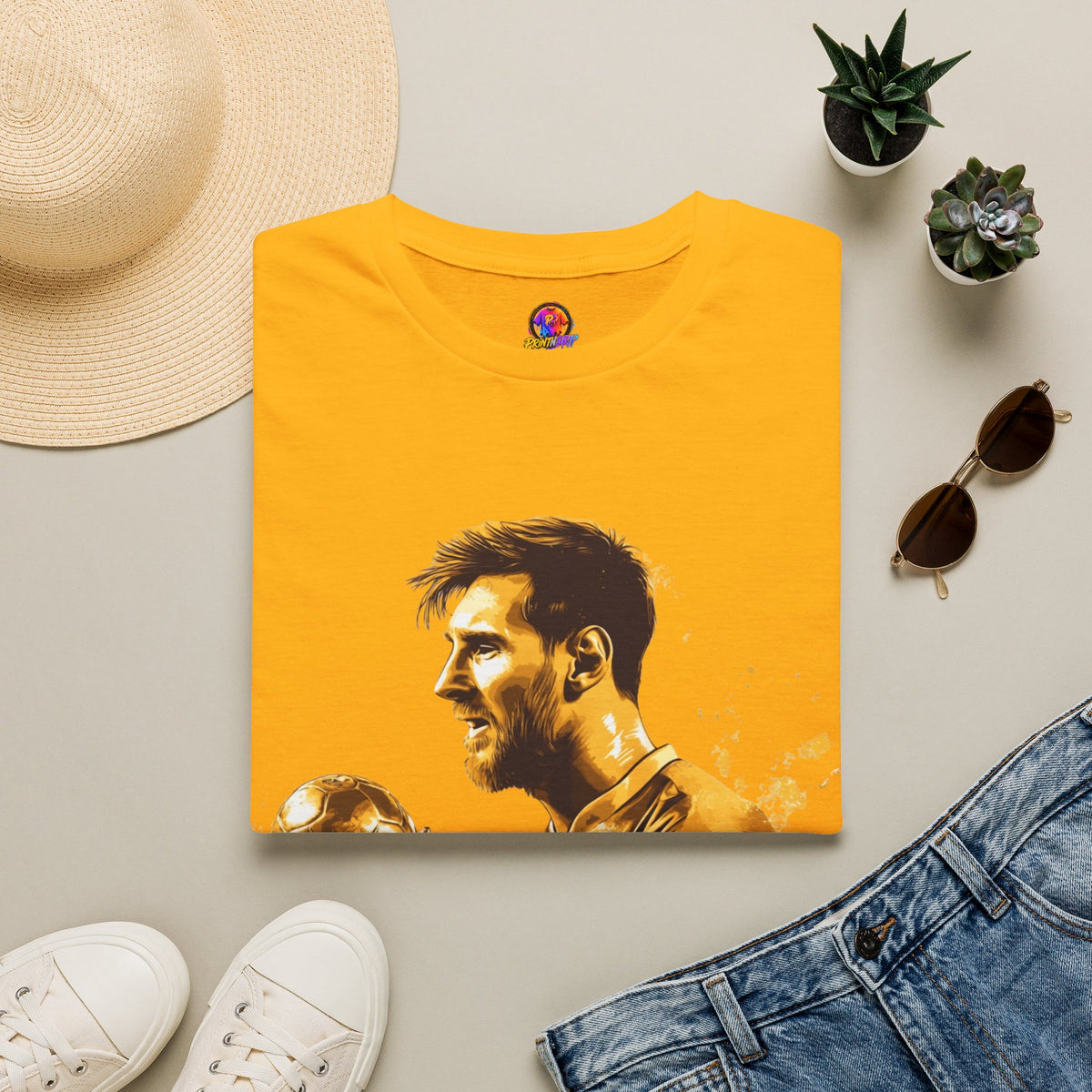 Minimal White T-Shirt — Classic Crewneck Tee