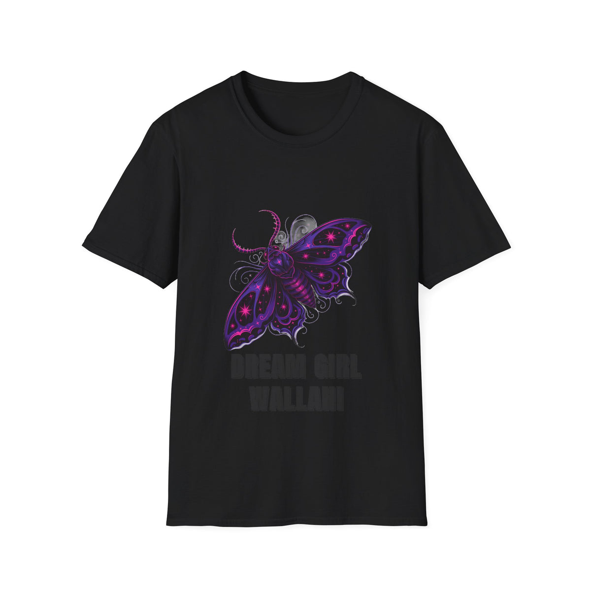 Dream Girl Wallahi Moth T-Shirt - Celestial Goth Graphic Tee - Trending Now - September 2026