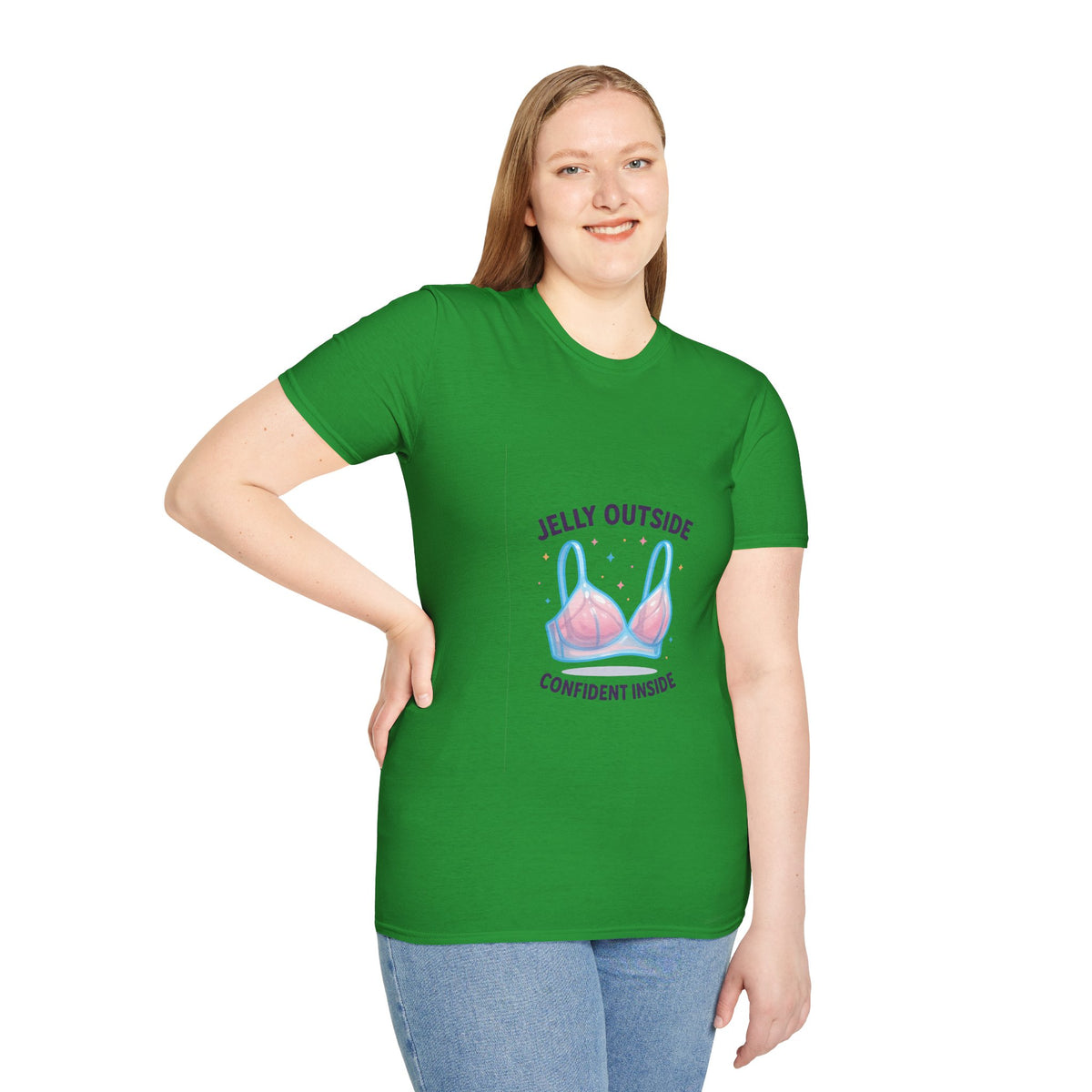T-Shirt — "Jelly Outside, Confident Inside" Bikini Illustration- Trending Now - October 2026