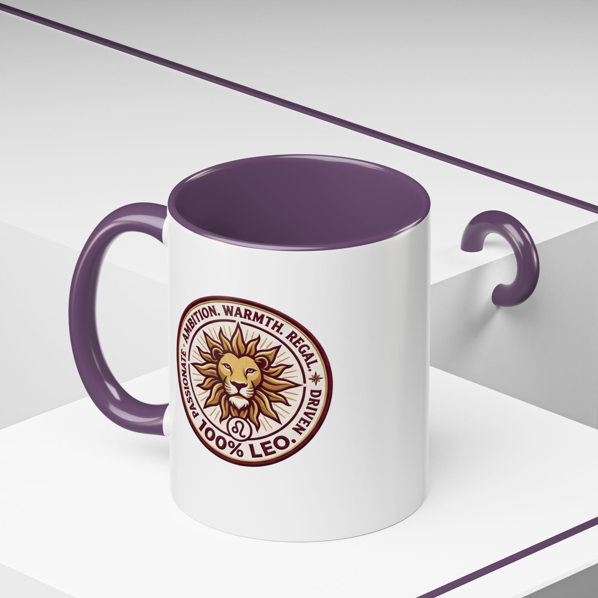 Leo Zodiac Coffee Mug — 100% Leo Lion Horoscope Gift