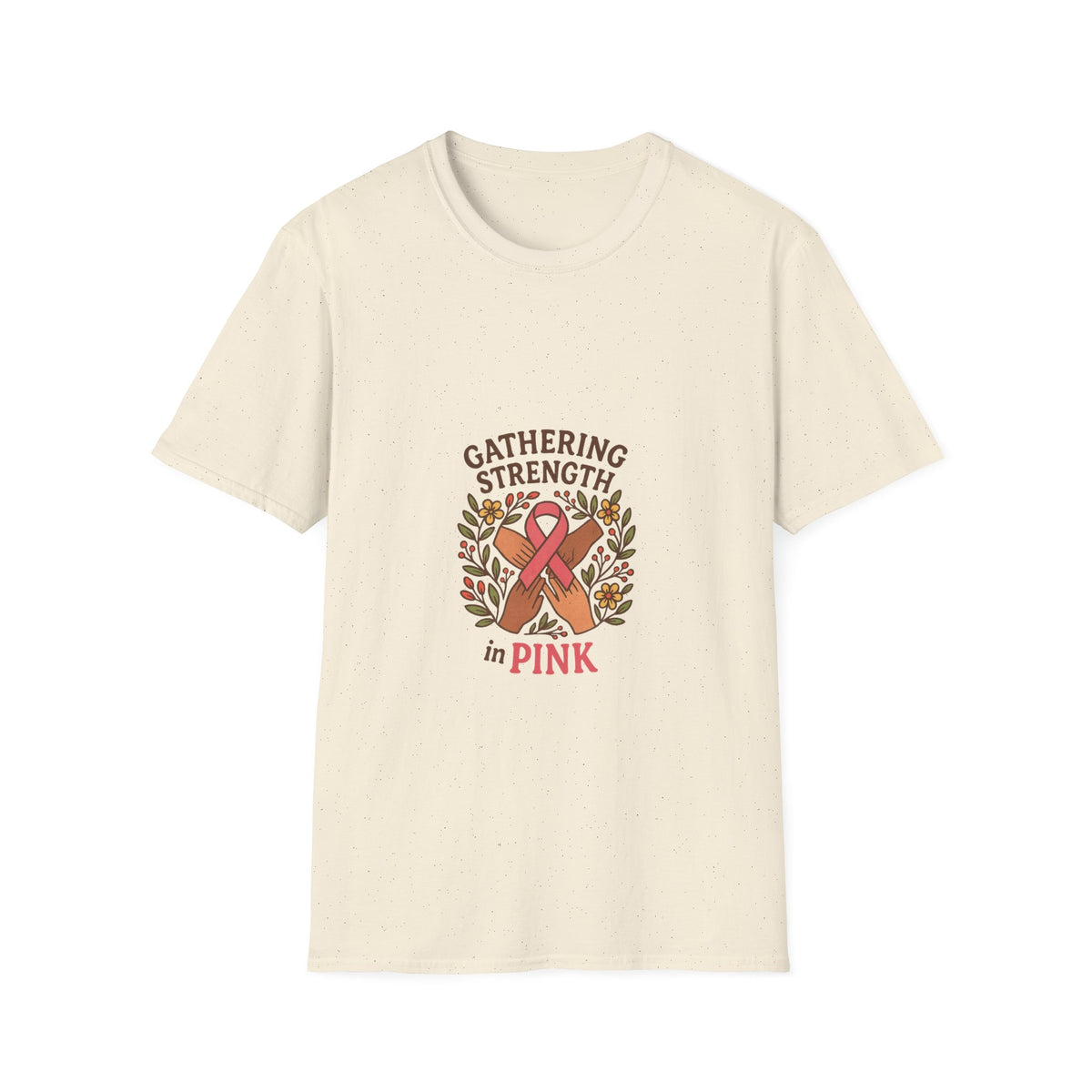 Gathering Strength in Pink T-Shirt – Breast Cancer Awareness Ribbon Tee - Trending Now - October 2026