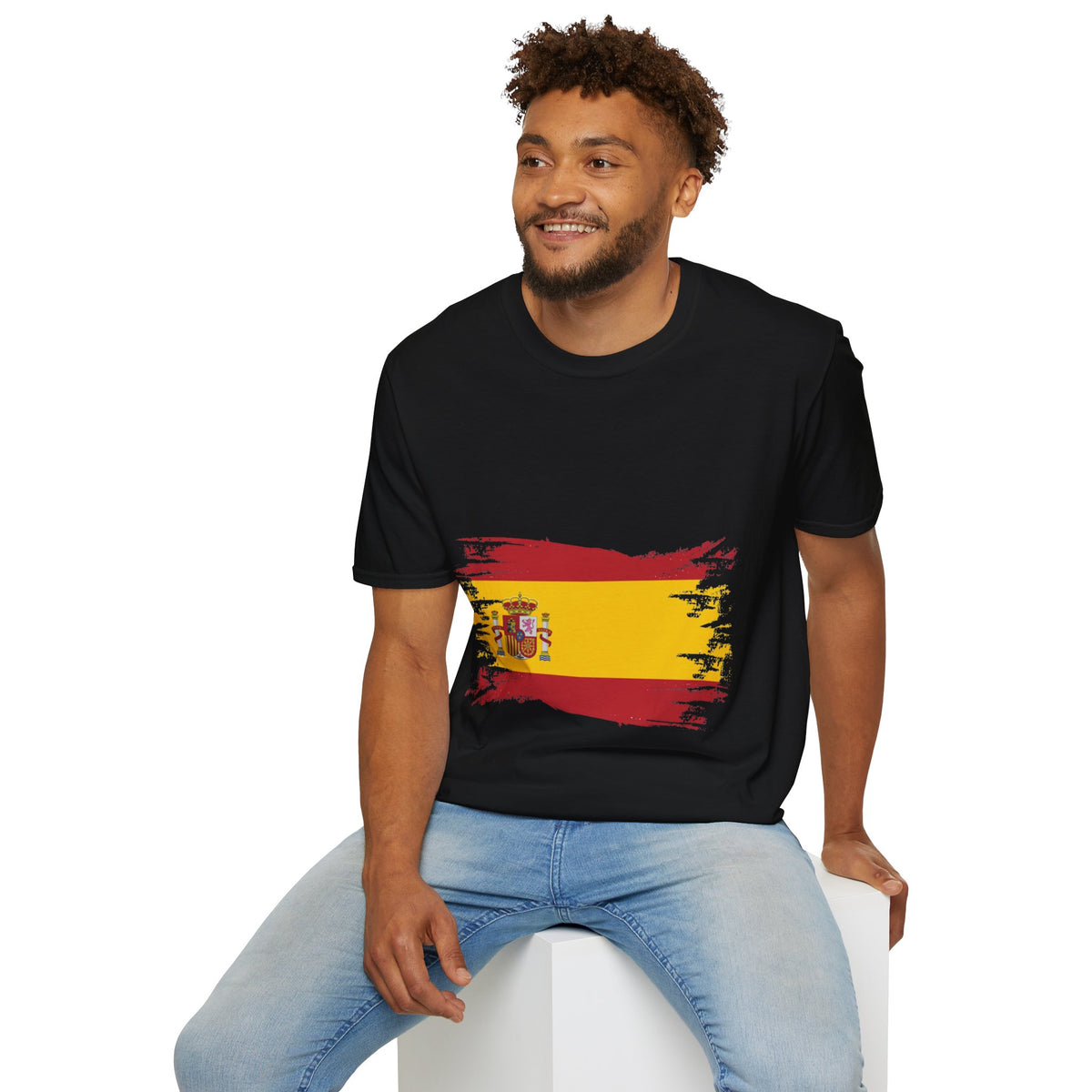 Spain Flag T-Shirt — Distressed Spanish Flag Graphic Tee