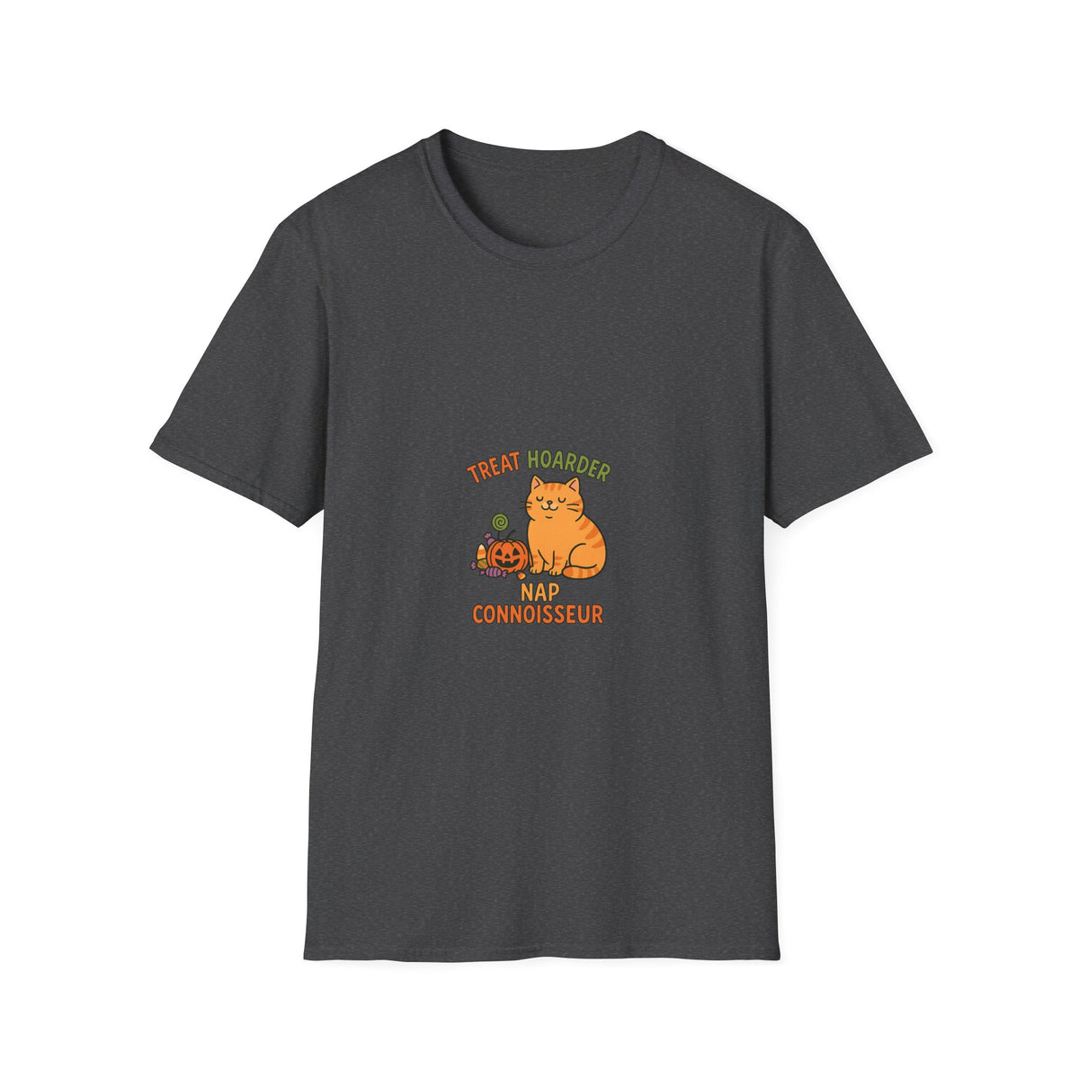 Treat Hoarder Cat T-Shirt — Nap Connoisseur Cute Cat Graphic Tee - Trending Now - October 2026