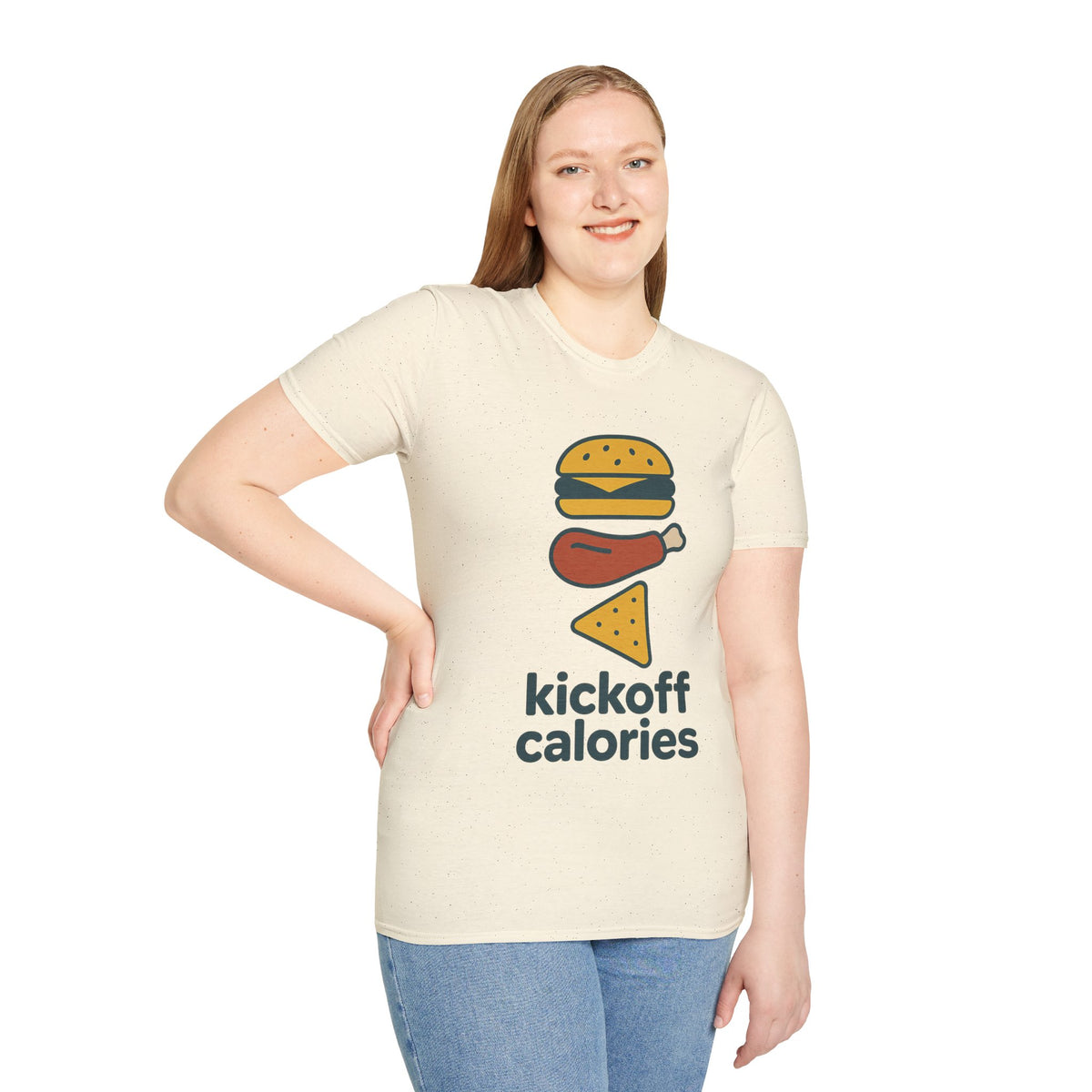 Funny 'Kick Off Calories' T-Shirt — Burger, Drumstick & Pizza Fitness Humor Tee - Trending Now - August 2026