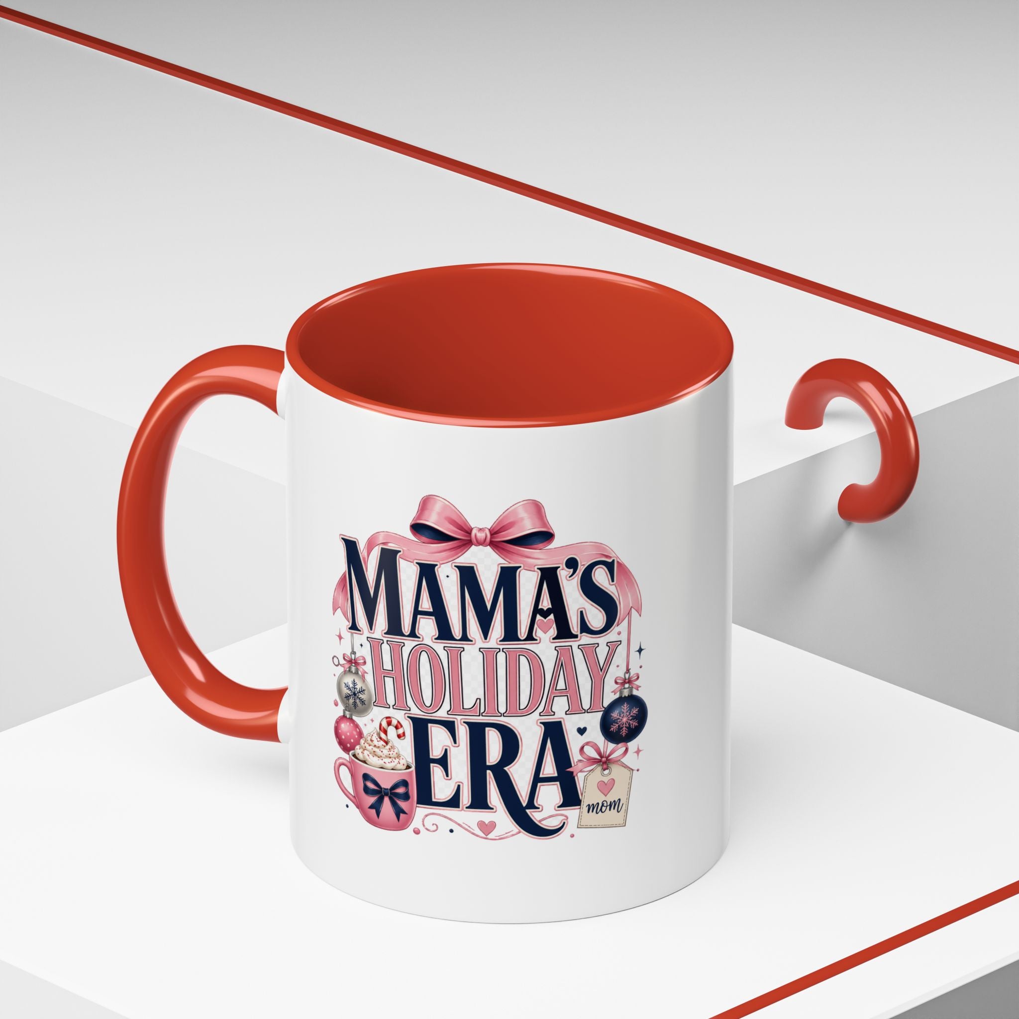Modern Day Christmas Mama's Holiday Era Coffee Mug – Festive Christmas Mom Gift