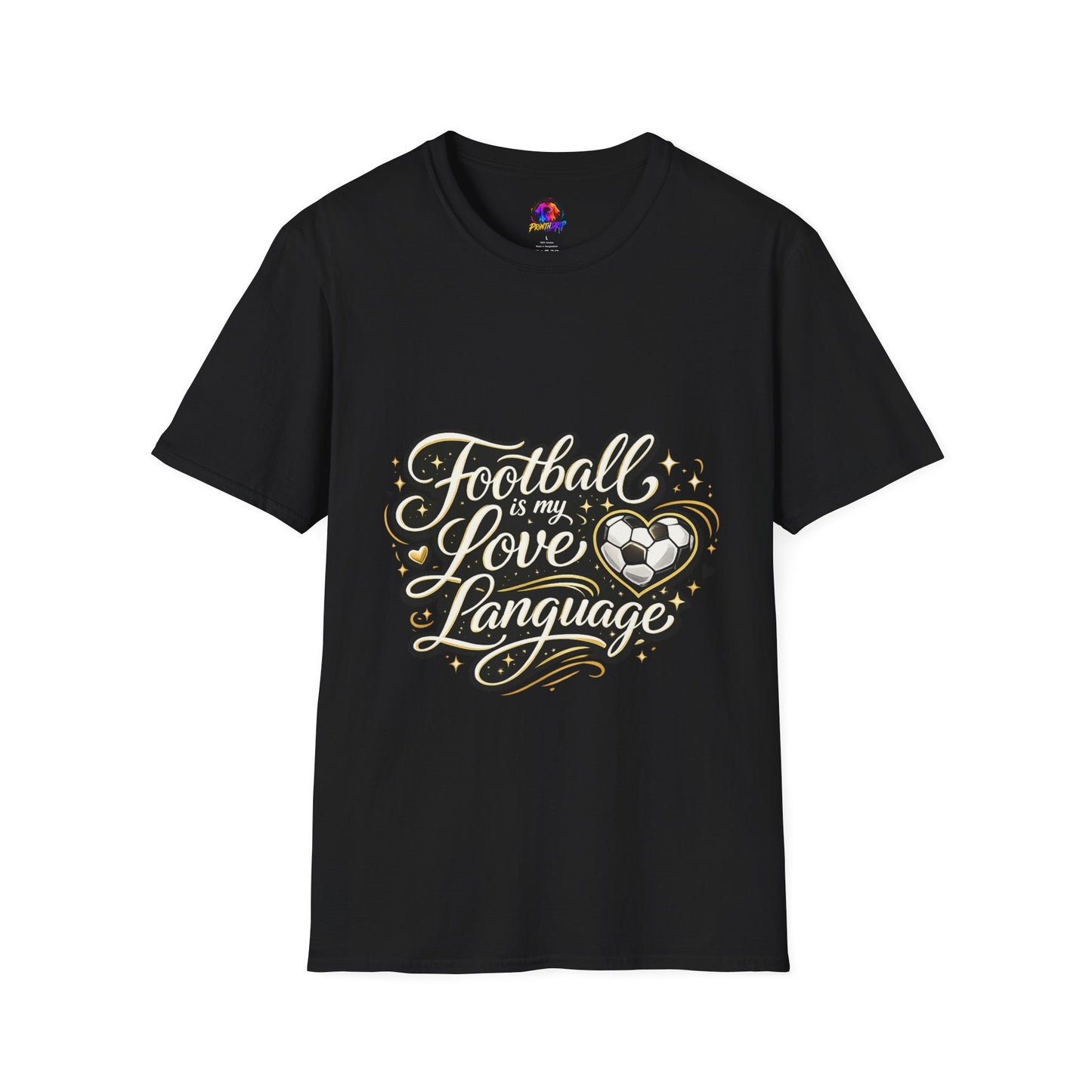 Women's/Unisex Soccer Fan Shirt Football Is My Love Language Tee —