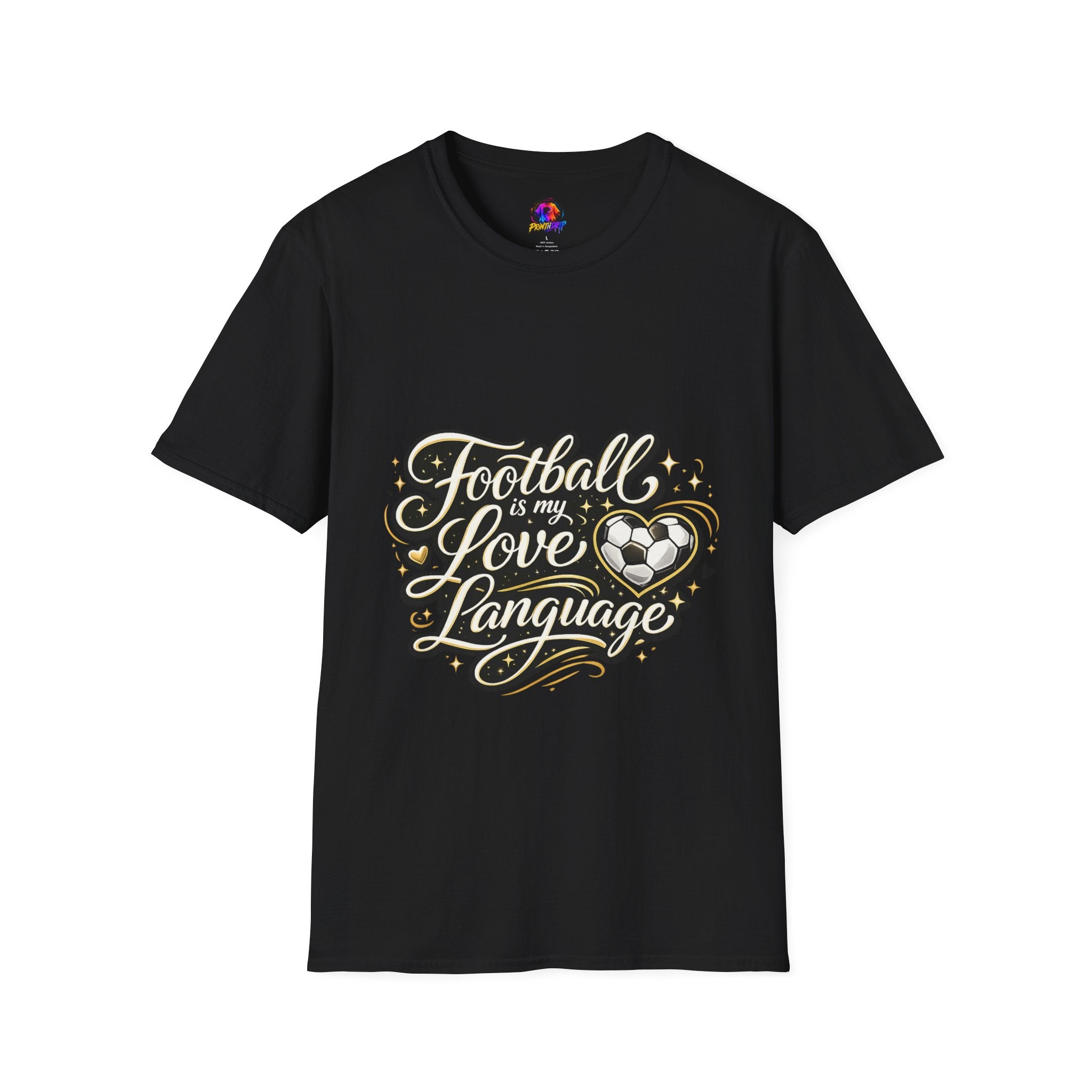 Women's/Unisex Soccer Fan Shirt Football Is My Love Language Tee —