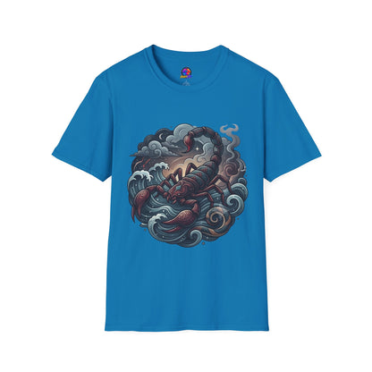 Scorpion Wave T-Shirt — Nautical Tattoo-Inspired Sea Scorpion Design