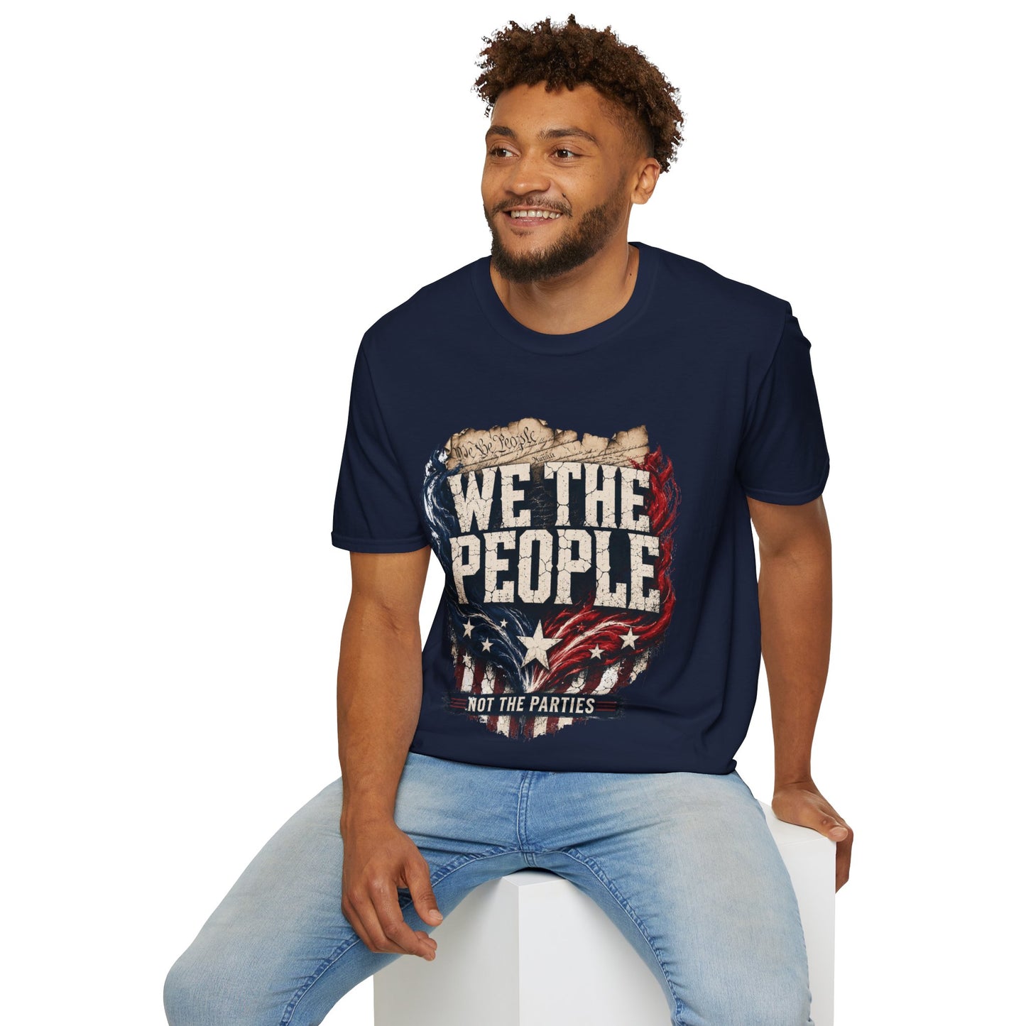 We The People T‑Shirt — Patriotic Americana Tee with ‘We The People’ Design