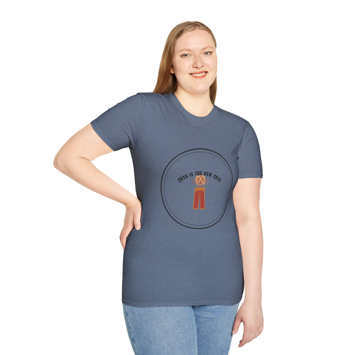T-Shirt — “2026 Is The New 2016” Retro Disco Graphic Tee - Trending Now - September 2026
