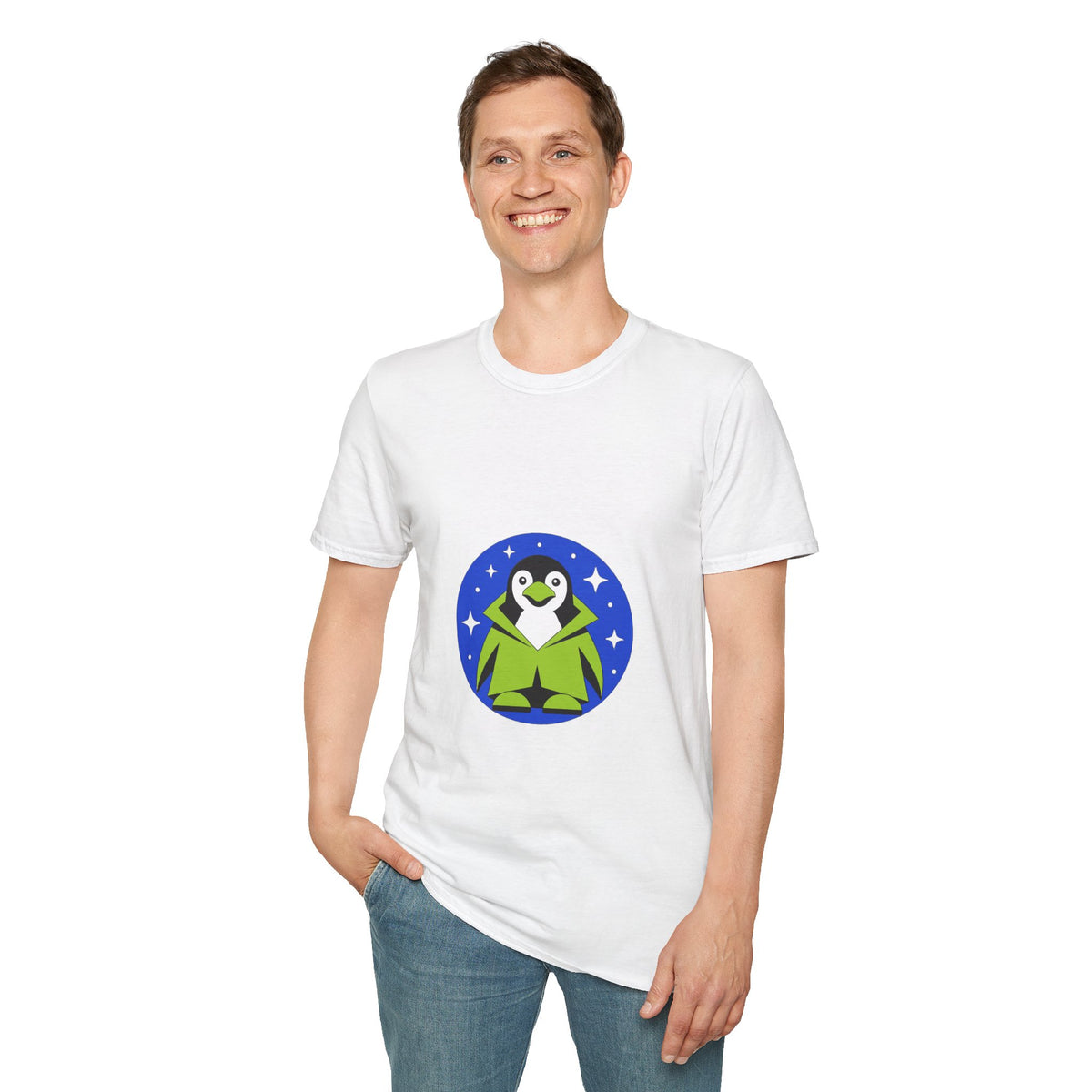 Penguin Night Sky T-Shirt — Cute Starry Penguin Graphic Tee - Trending Now - September 2026