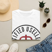 "Certified Useless Human" Target Logo Tee | Sarcastic Crosshair Meme T-Shirt - Trending Now - September 2026
