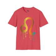 Leo Zodiac Drip T-Shirt — Colorful Astrology Sign Tee