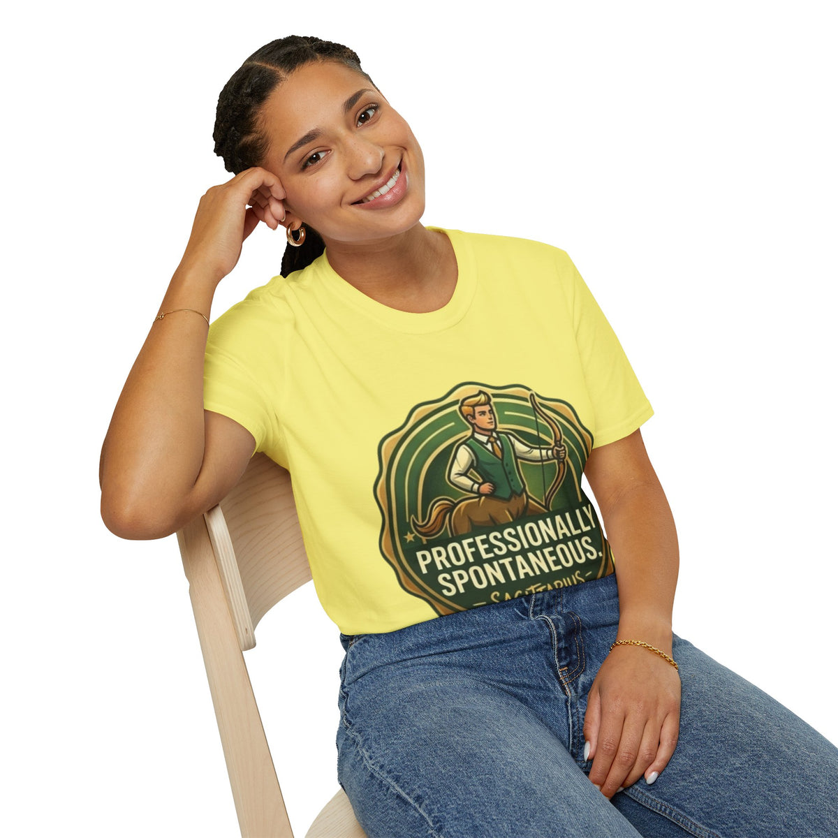 Sagittarius Archer T‑Shirt — "Professionally Spontaneous" Zodiac Tee