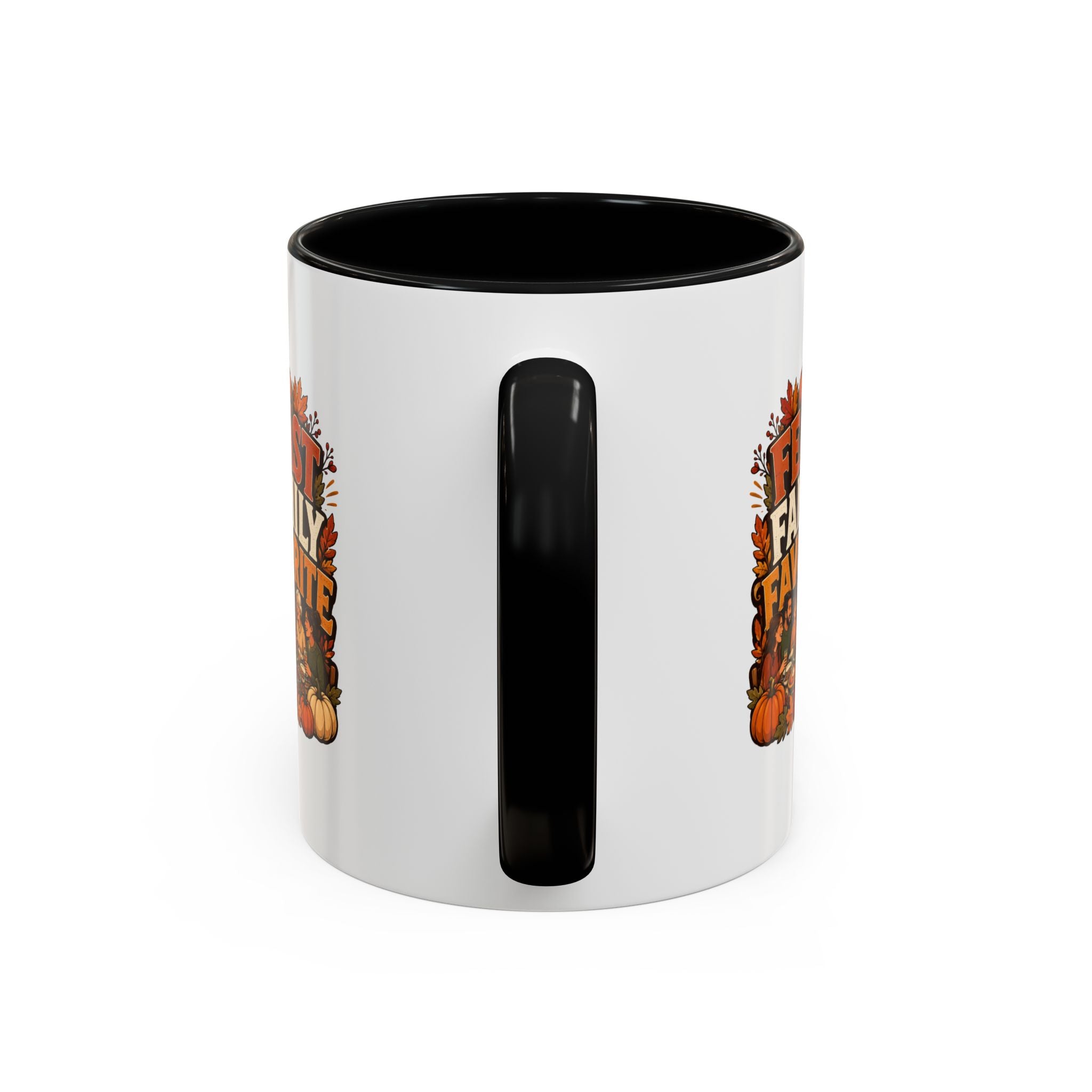 Thanksgiving Mug Feast Family Favorite Coffee Mug — Thanksgiving Pumpkin Autumn Design