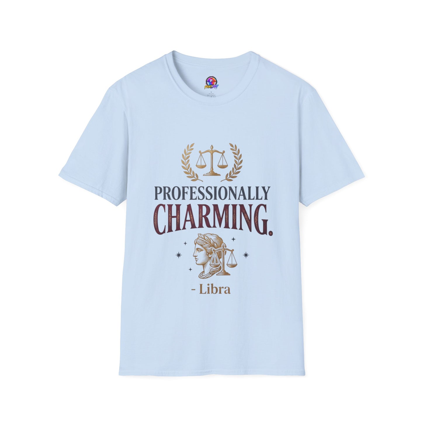 Professionally Charming Libra T-Shirt — Zodiac Scales Astrology Tee