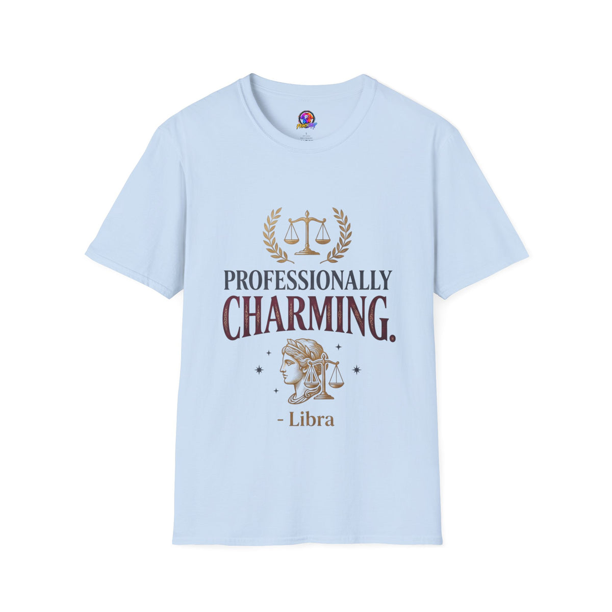Professionally Charming Libra T-Shirt — Zodiac Scales Astrology Tee