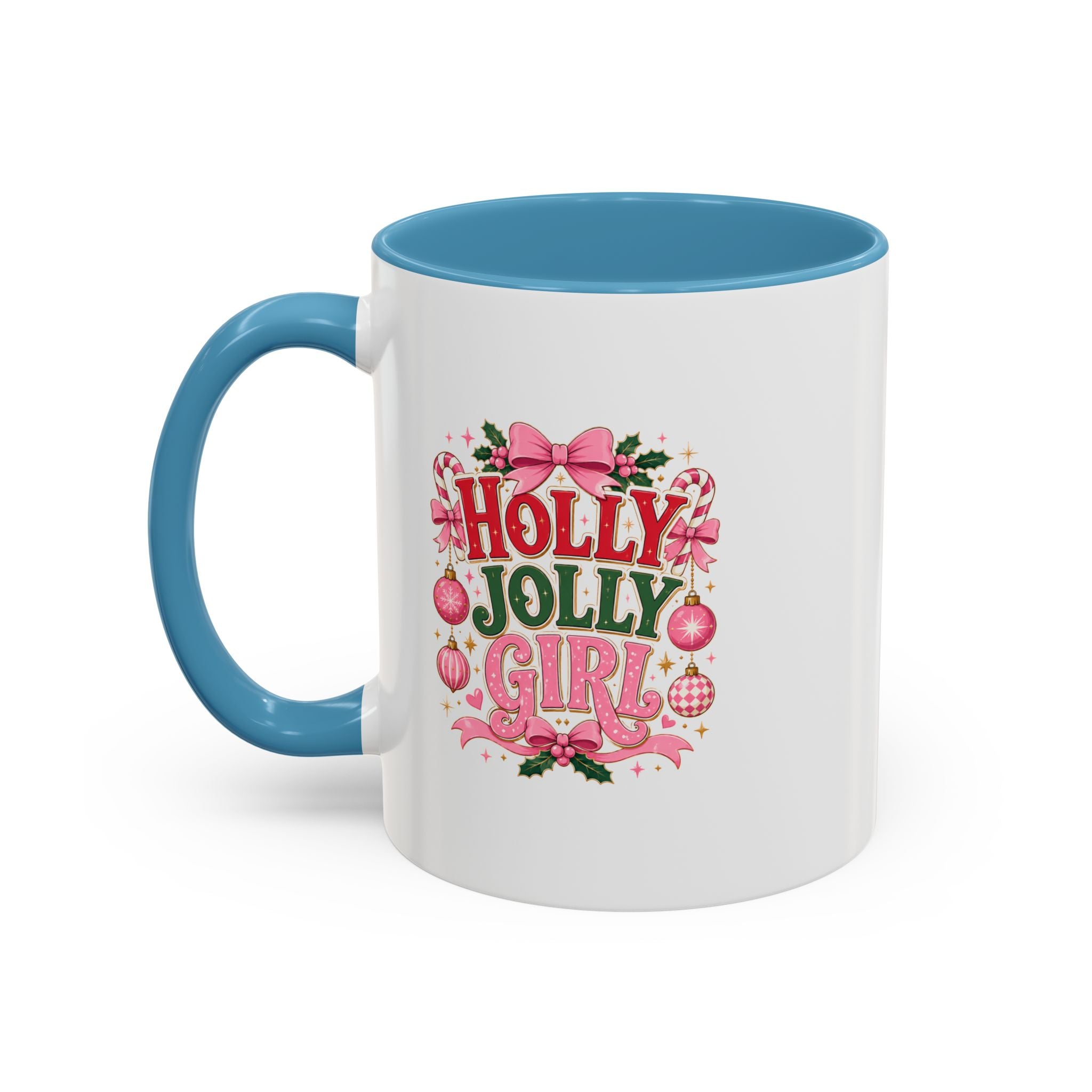Accent Coffee Mug Holly Jolly Girl