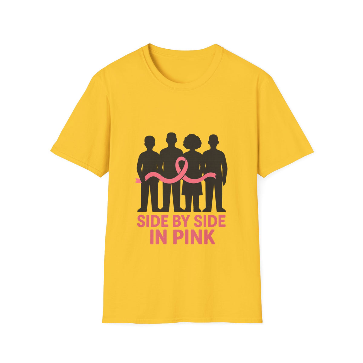 Side by Side in Pink Breast Cancer Awareness T-Shirt - Trending Now - October 2026