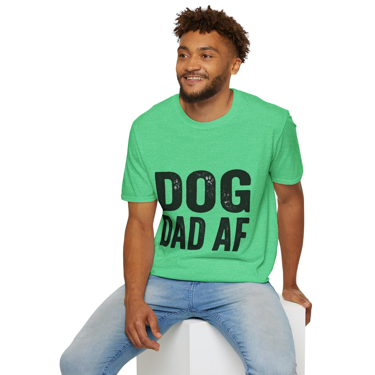 Dog Dad Af Unisex Softstyle T-Shirt