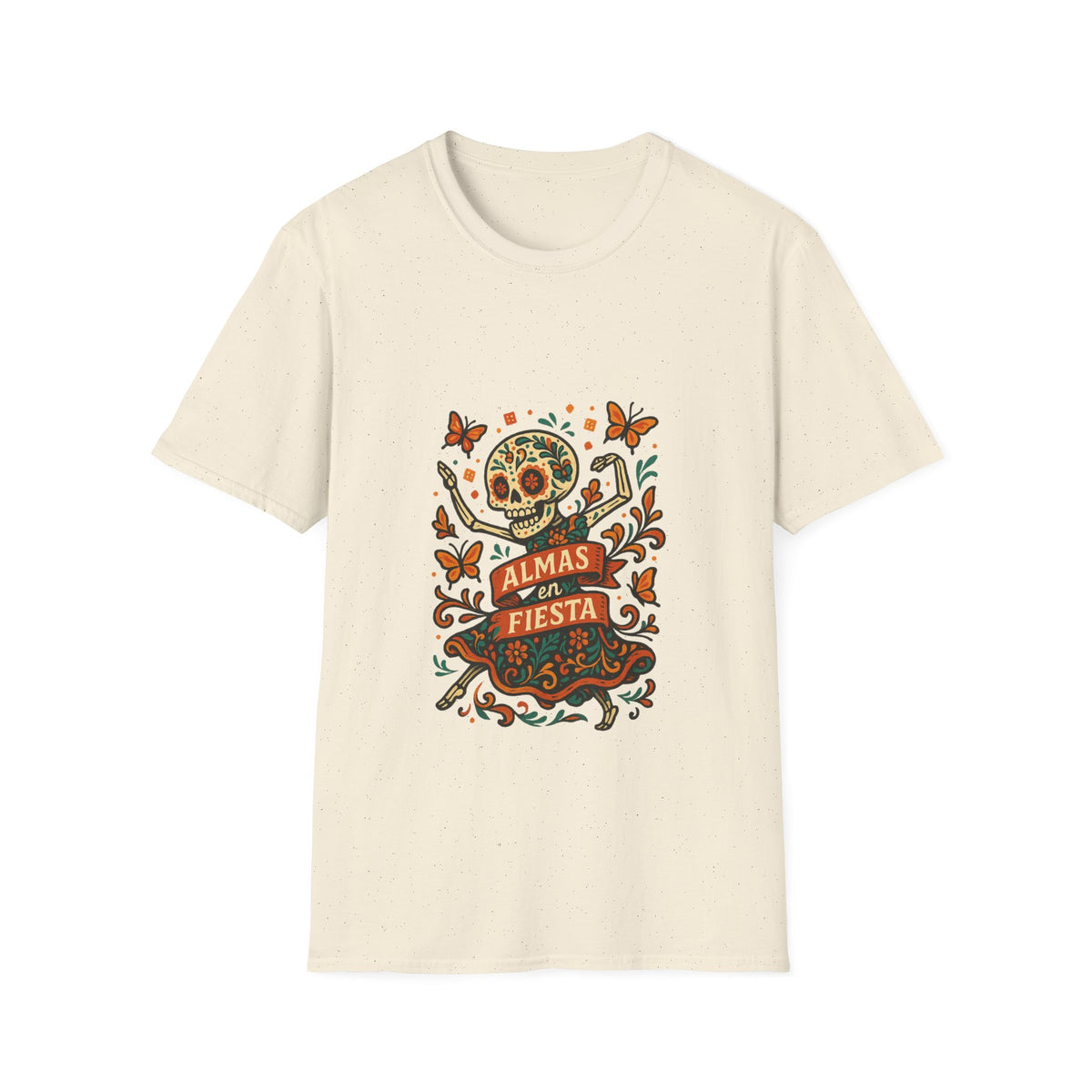 Day of the Dead Fiesta T-Shirt — Calavera Skull with 'Día de Fiesta' Design - Trending Now - October 2026