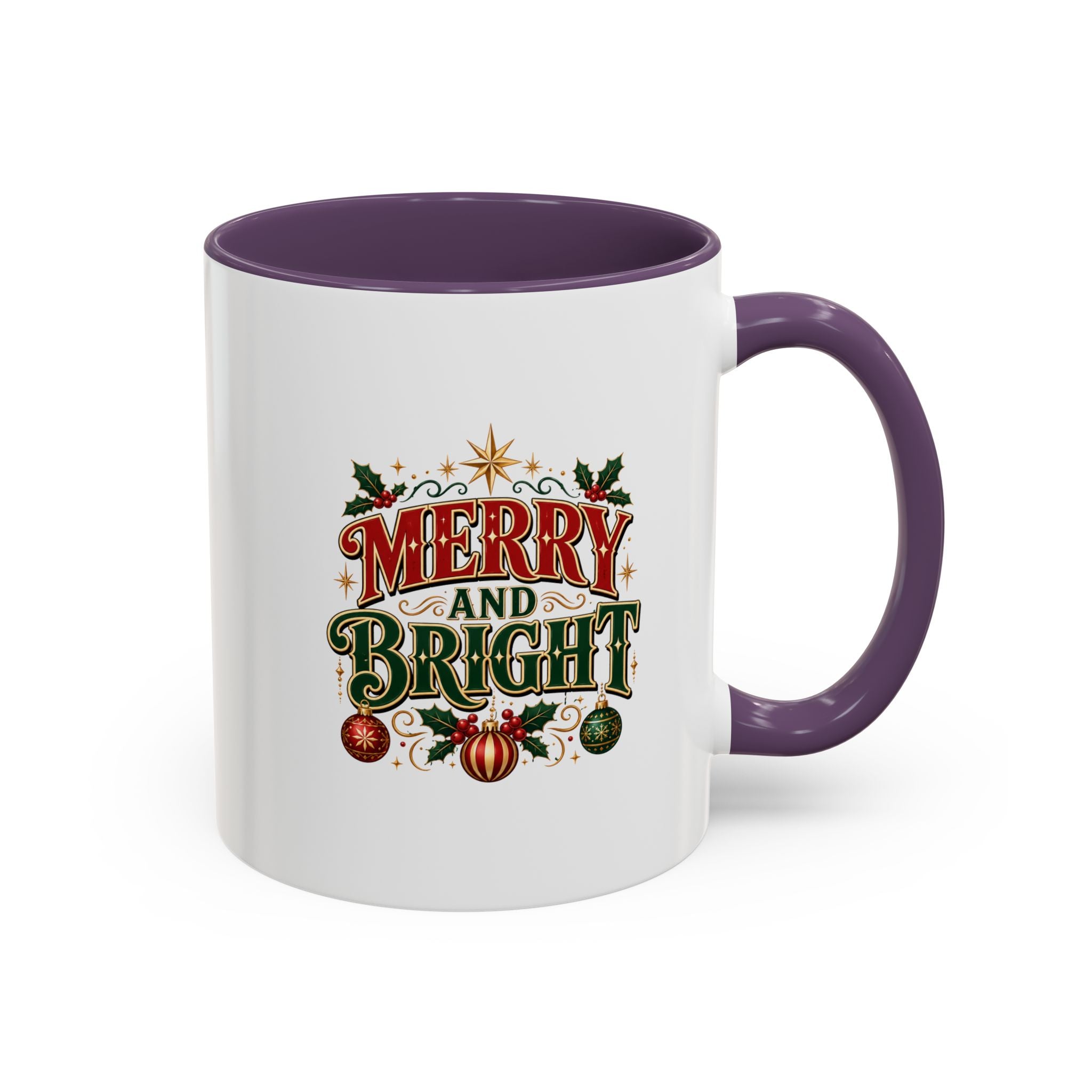 Accent Coffee Mug Merry Bright