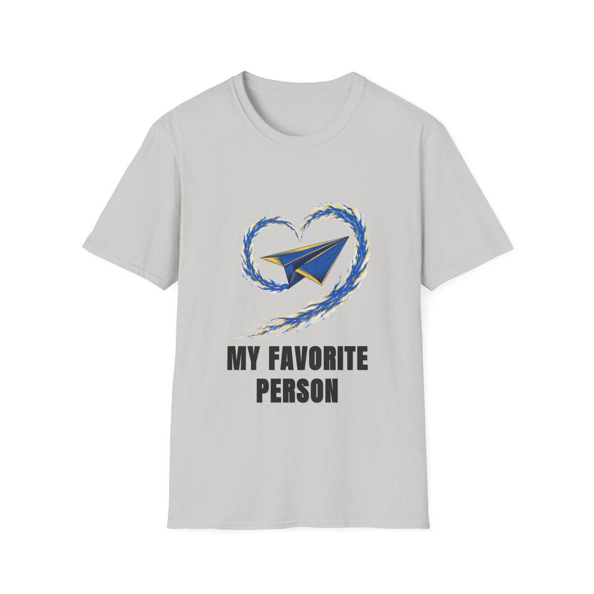 Paper Plane Heart T-Shirt — “My Favorite Person” Graphic Tee - Trending Now - August 2026