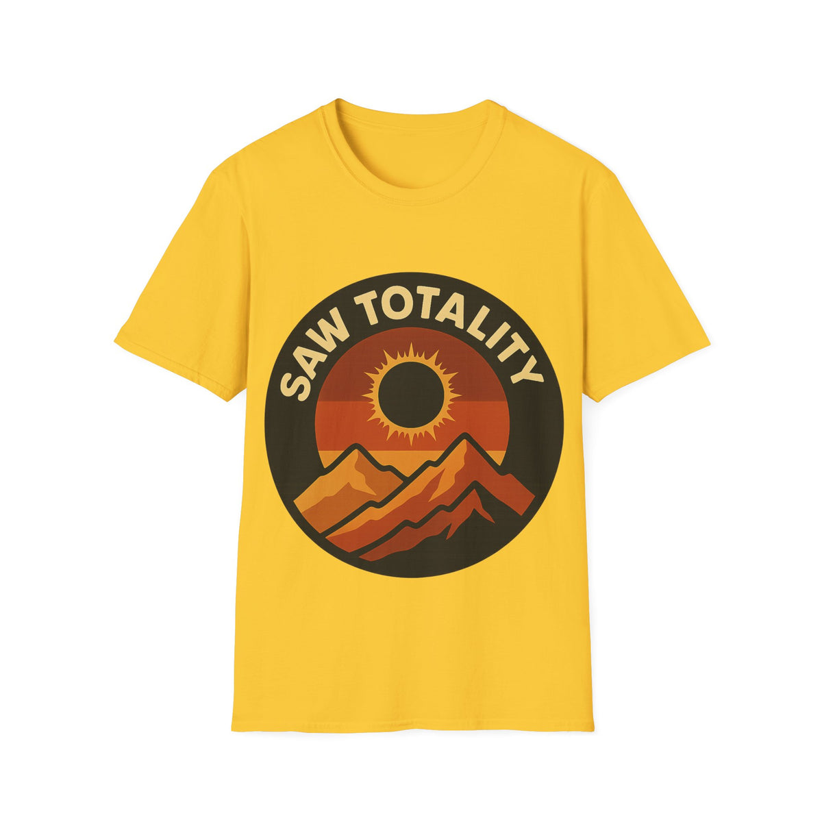 I Saw Totality Solar Eclipse Graphic Tee - Retro Nature Mountain T-Shirt - Trending Now - September 2026