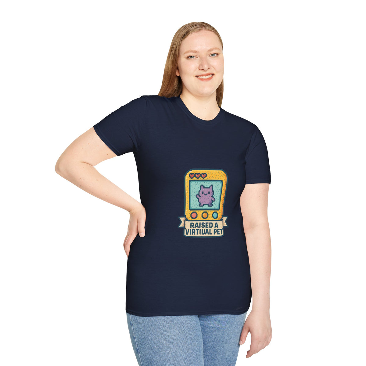 Raised a Virtual Pet T-Shirt — Retro Tamagotchi Gaming Tee - Trending Now - October 2026