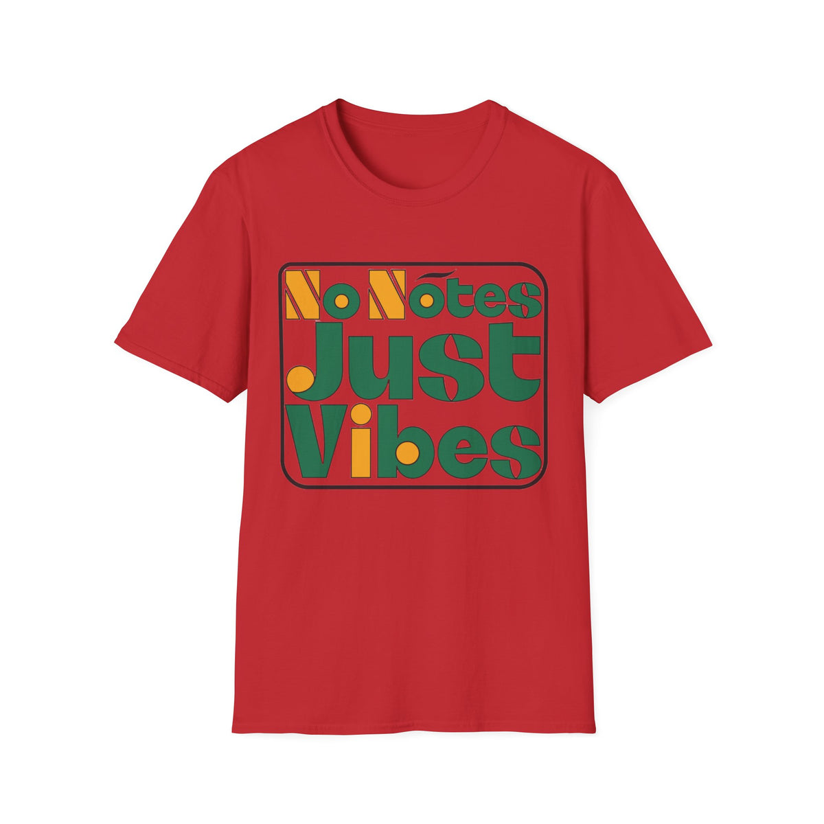Just Vibes T‑Shirt — "No Notes Just Vibes" Retro Graphic Tee - Trending Now - August 2026
