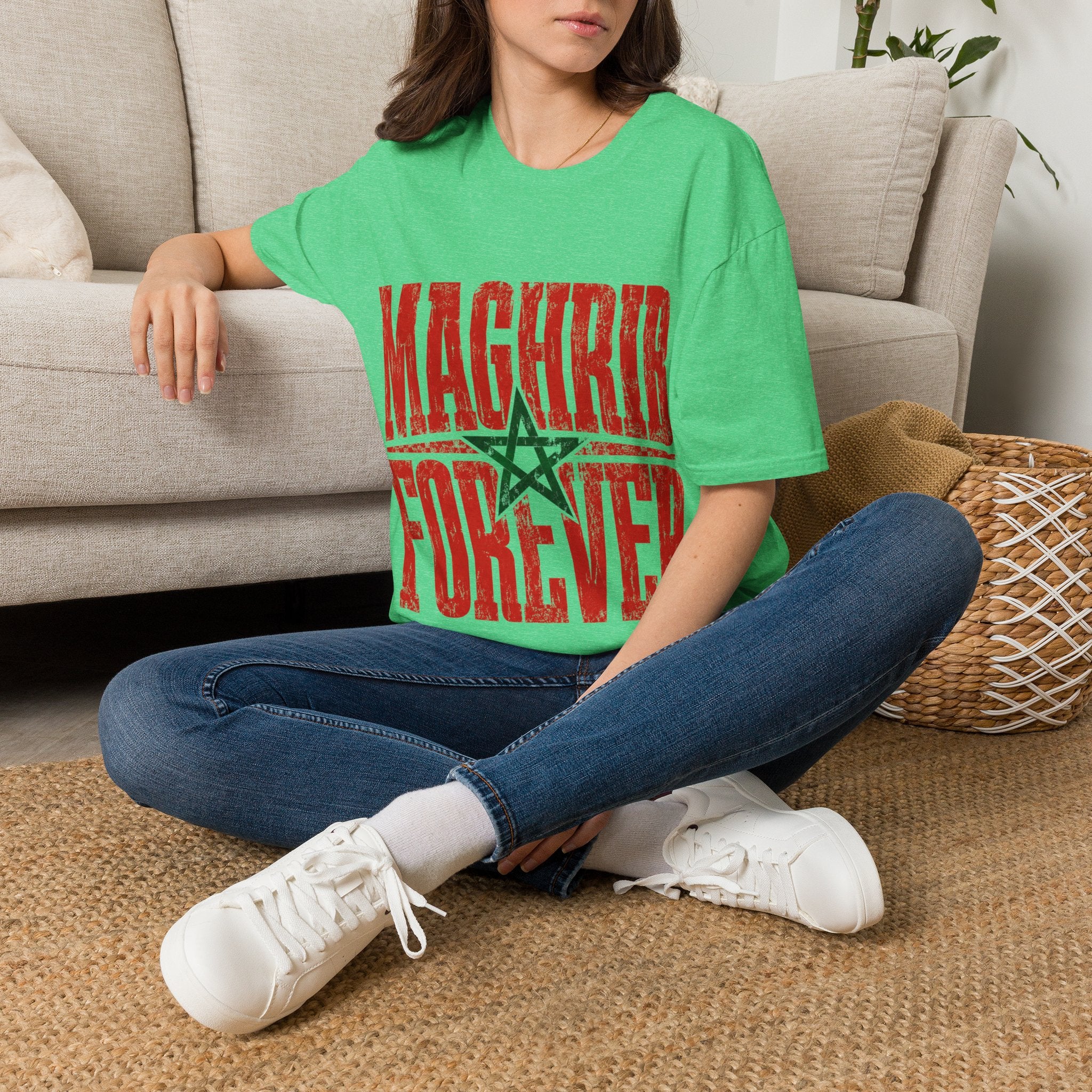 Morocco T-Shirt — Maghrib Forever Moroccan Flag Graphic Tee