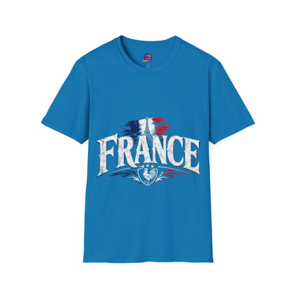 France Flag T-Shirt — Vintage Eiffel Tower French Pride Tee