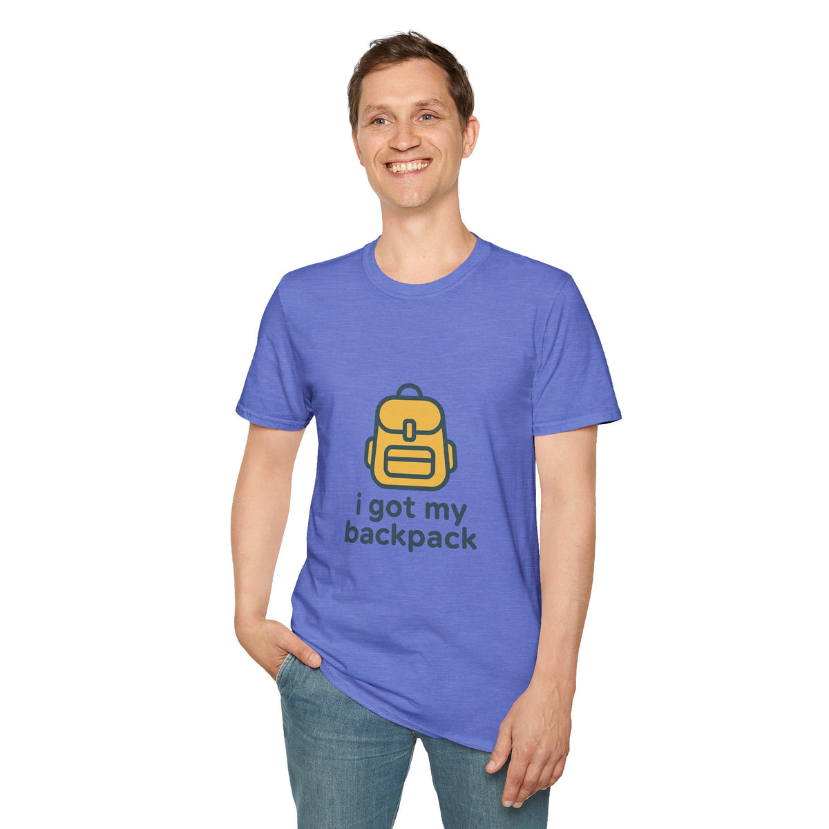 Minimalist Backpack Graphic T‑Shirt – Cute Tiny Backpack Logo Tee - Trending Now - August 2026
