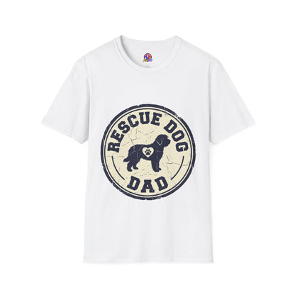 Rescue Dog Dad T-Shirt – Vintage Shelter Pup Support Tee