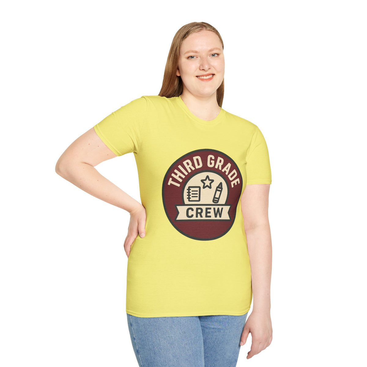 Third Grade Crew T-Shirt — Retro School Teacher & Student Tee - Trending Now - August 2026