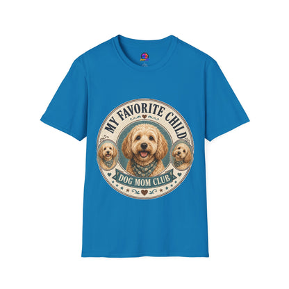 Dog Mom T-Shirt — "My Favorite Child" Cute Goldendoodle Graphic Tee