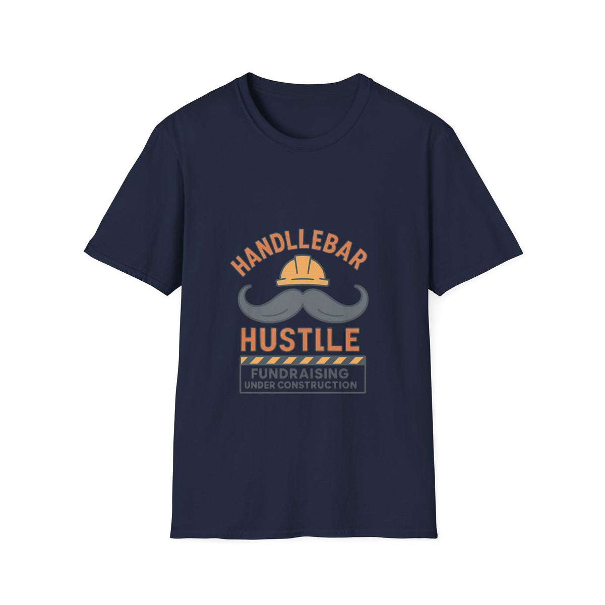 Handlebar Hustle T-Shirt — Vintage Barber Mustache Logo Tee - Trending Now - October 2026