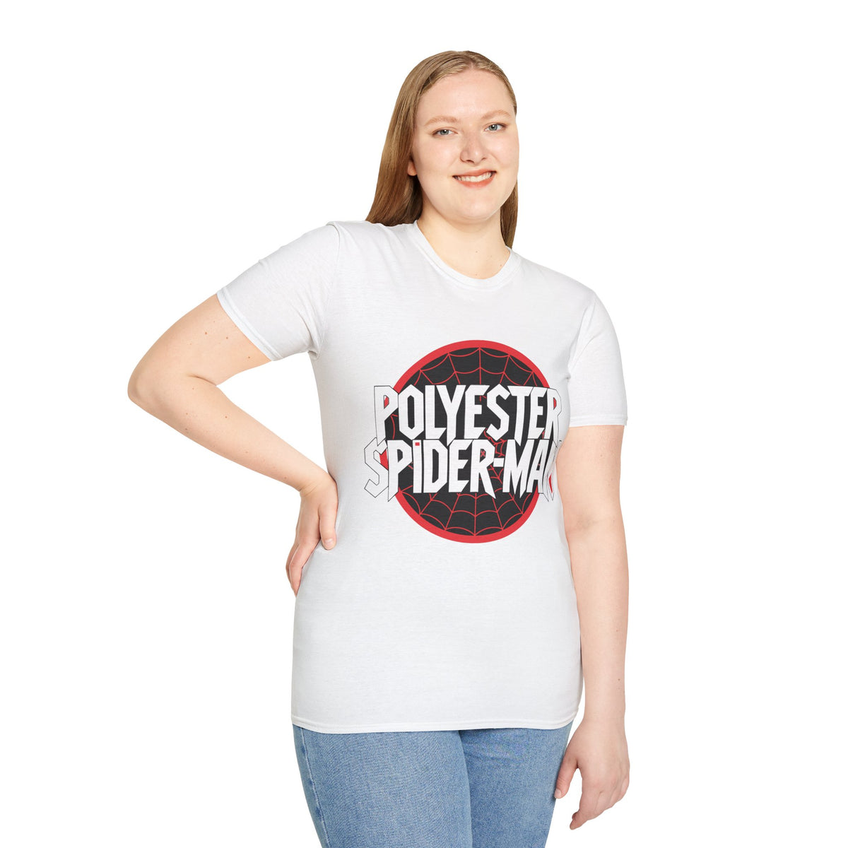 Polyester Spider-Man T-Shirt — Retro Web Logo Graphic Tee - Trending Now - August 2026