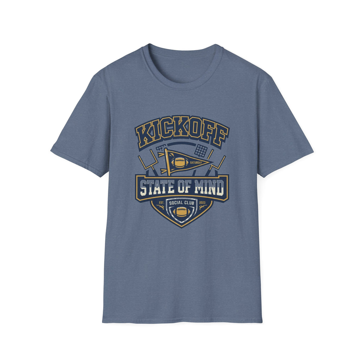 Kickoff Football Shield T‑Shirt — Game Day Vintage Style - Trending Now - August 2026