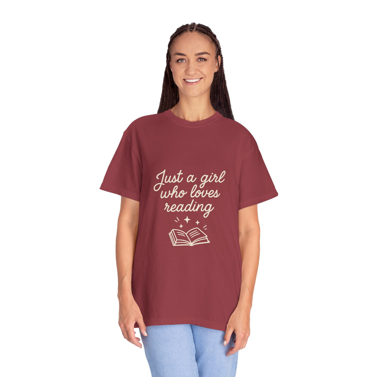 Reading Lover T‑Shirt — "Just a Girl Who Loves Reading" Graphic Tee - Trending Now - October 2026