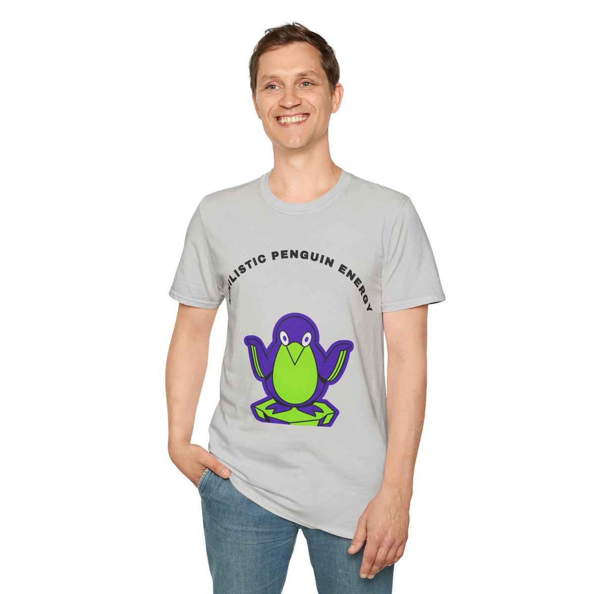 Penguin Energy T-Shirt — "Nihilistic Penguin Energy" Cute Cartoon Tee - Trending Now - September 2026