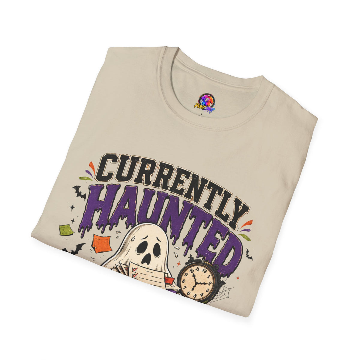 Halloween Currently Haunted Unisex Softstyle T-Shirt